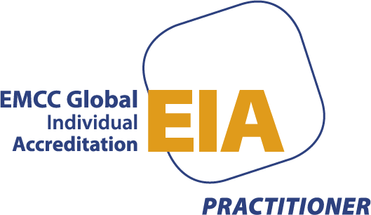 Logo de l'accréditation de coach EIA – EMCC Global Individual Accreditation